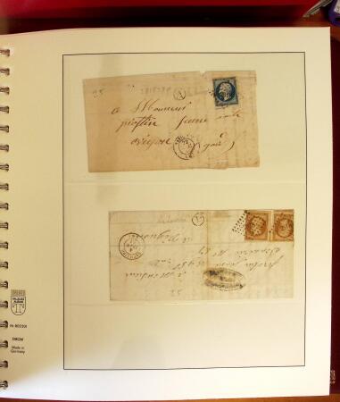 1745-1899, Belle collection en 9 albums de lettres