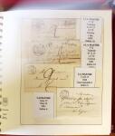 1745-1899, Belle collection en 9 albums de lettres