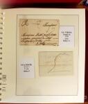 1745-1899, Belle collection en 9 albums de lettres