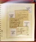 1745-1899, Belle collection en 9 albums de lettres