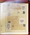 1745-1899, Belle collection en 9 albums de lettres