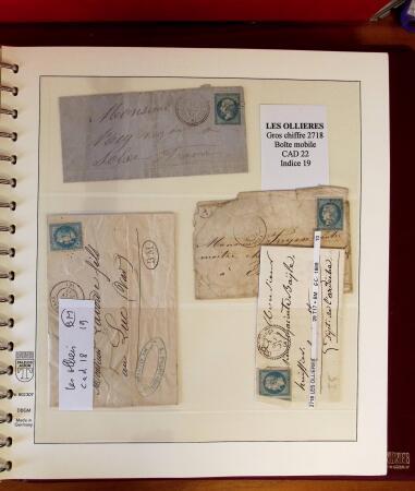 1745-1899, Belle collection en 9 albums de lettres
