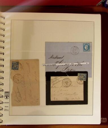 1745-1899, Belle collection en 9 albums de lettres
