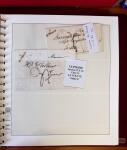 1745-1899, Belle collection en 9 albums de lettres