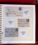 1745-1899, Belle collection en 9 albums de lettres