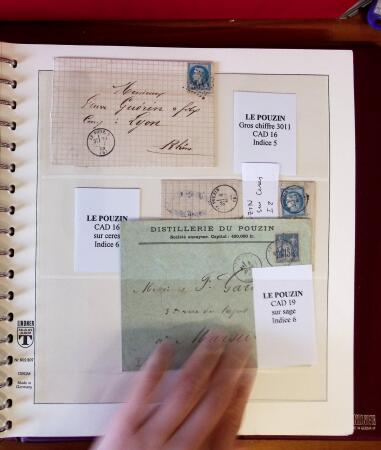 1745-1899, Belle collection en 9 albums de lettres
