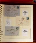 1745-1899, Belle collection en 9 albums de lettres