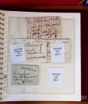 1745-1899, Belle collection en 9 albums de lettres
