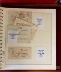 1745-1899, Belle collection en 9 albums de lettres