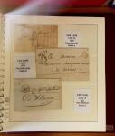 1745-1899, Belle collection en 9 albums de lettres