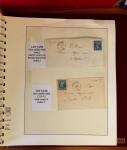 1745-1899, Belle collection en 9 albums de lettres