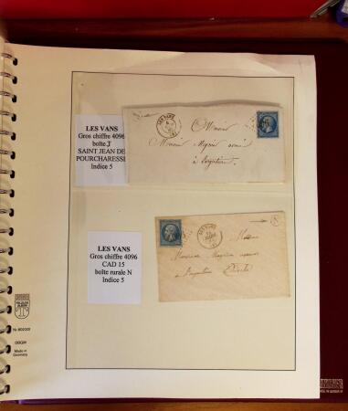 1745-1899, Belle collection en 9 albums de lettres