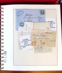 1745-1899, Belle collection en 9 albums de lettres