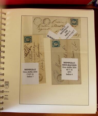1745-1899, Belle collection en 9 albums de lettres