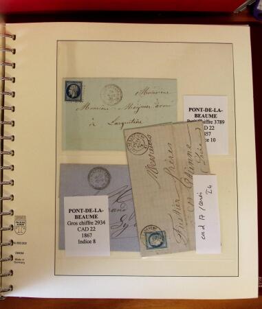 1745-1899, Belle collection en 9 albums de lettres