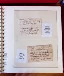 1745-1899, Belle collection en 9 albums de lettres