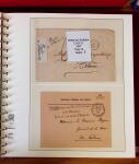 1745-1899, Belle collection en 9 albums de lettres