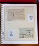 1745-1899, Belle collection en 9 albums de lettres