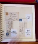 1745-1899, Belle collection en 9 albums de lettres
