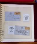 1745-1899, Belle collection en 9 albums de lettres