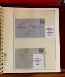 1745-1899, Belle collection en 9 albums de lettres