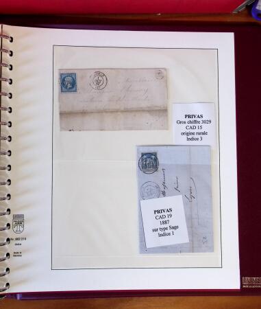 1745-1899, Belle collection en 9 albums de lettres