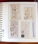 1745-1899, Belle collection en 9 albums de lettres