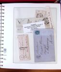 1745-1899, Belle collection en 9 albums de lettres