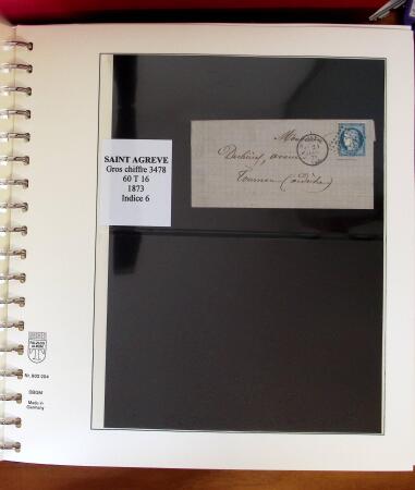 1745-1899, Belle collection en 9 albums de lettres