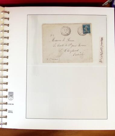 1745-1899, Belle collection en 9 albums de lettres