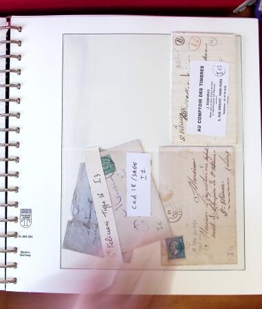 1745-1899, Belle collection en 9 albums de lettres