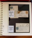 1745-1899, Belle collection en 9 albums de lettres
