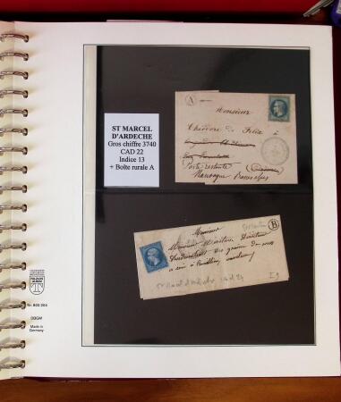1745-1899, Belle collection en 9 albums de lettres