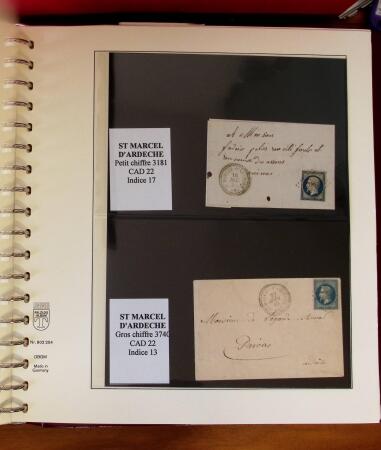1745-1899, Belle collection en 9 albums de lettres