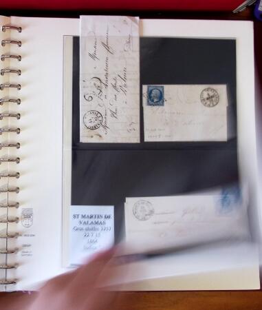 1745-1899, Belle collection en 9 albums de lettres