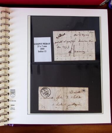 1745-1899, Belle collection en 9 albums de lettres
