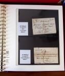1745-1899, Belle collection en 9 albums de lettres