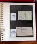 1745-1899, Belle collection en 9 albums de lettres