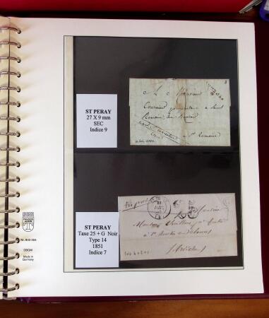 1745-1899, Belle collection en 9 albums de lettres