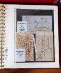 1745-1899, Belle collection en 9 albums de lettres