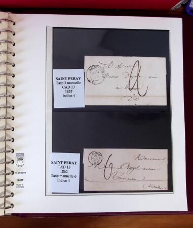 1745-1899, Belle collection en 9 albums de lettres