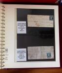 1745-1899, Belle collection en 9 albums de lettres
