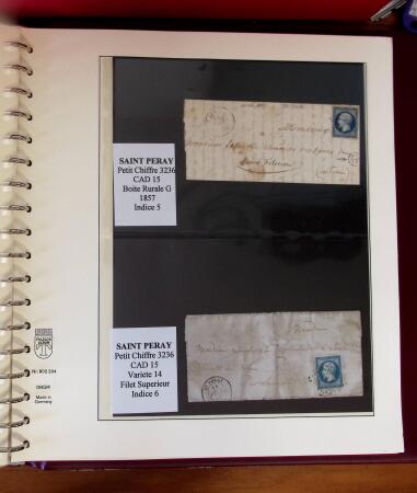 1745-1899, Belle collection en 9 albums de lettres