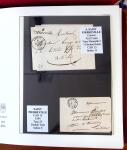 1745-1899, Belle collection en 9 albums de lettres