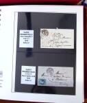 1745-1899, Belle collection en 9 albums de lettres