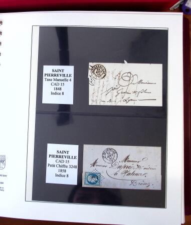 1745-1899, Belle collection en 9 albums de lettres