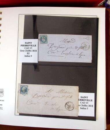 1745-1899, Belle collection en 9 albums de lettres