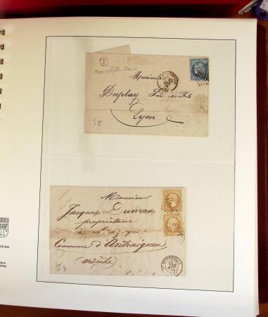 1745-1899, Belle collection en 9 albums de lettres