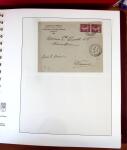 1745-1899, Belle collection en 9 albums de lettres