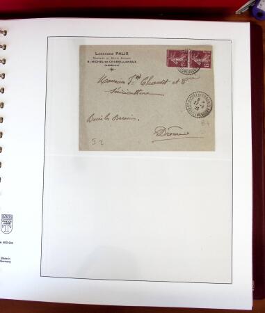 1745-1899, Belle collection en 9 albums de lettres
